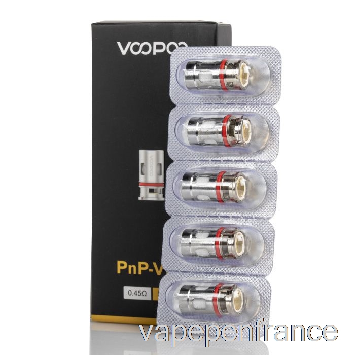 Bobines De Remplacement Voopoo Pnp Bobines De Maille 0,45ohm Pnp-vm3 Stylo Vape